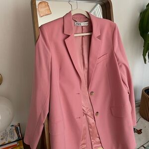 Zara Elegant Pink Blazer